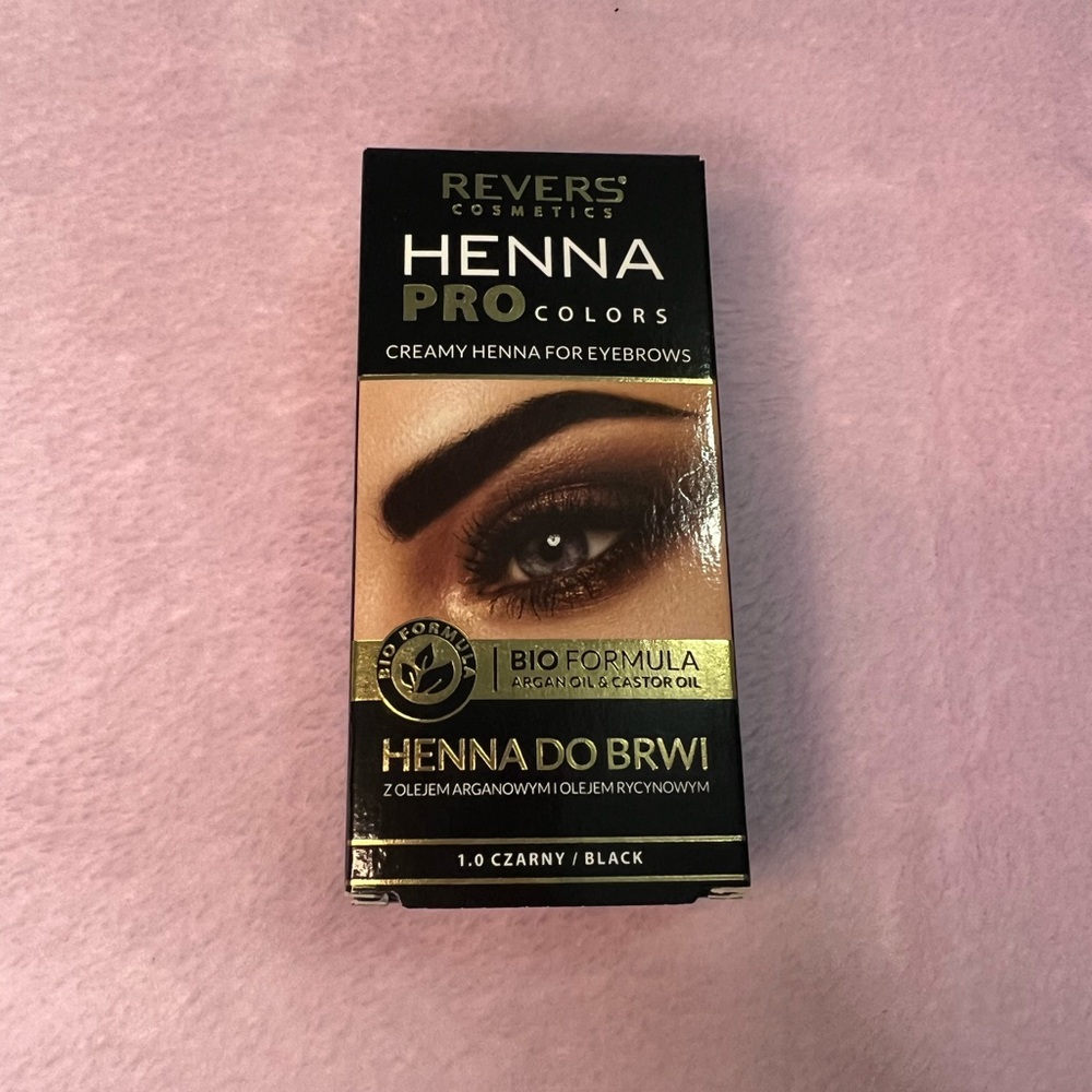 Revers Henna Pro Colors Creamy Henna for Eyebrows - Black